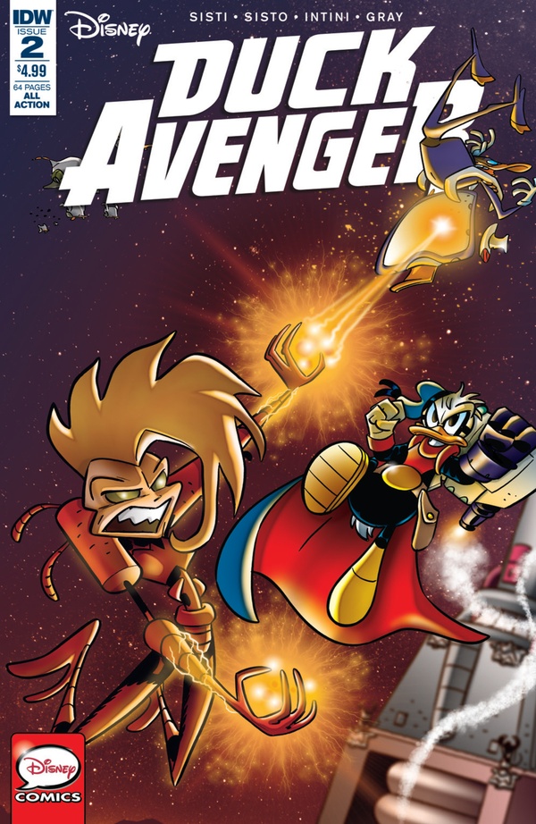 Duck Avenger #2 cover