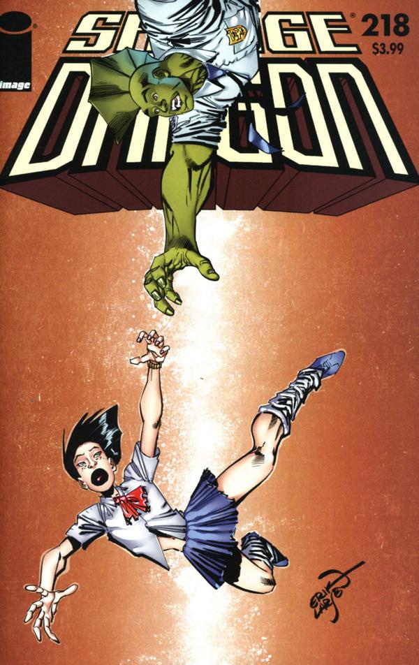 Savage Dragon #218 cover