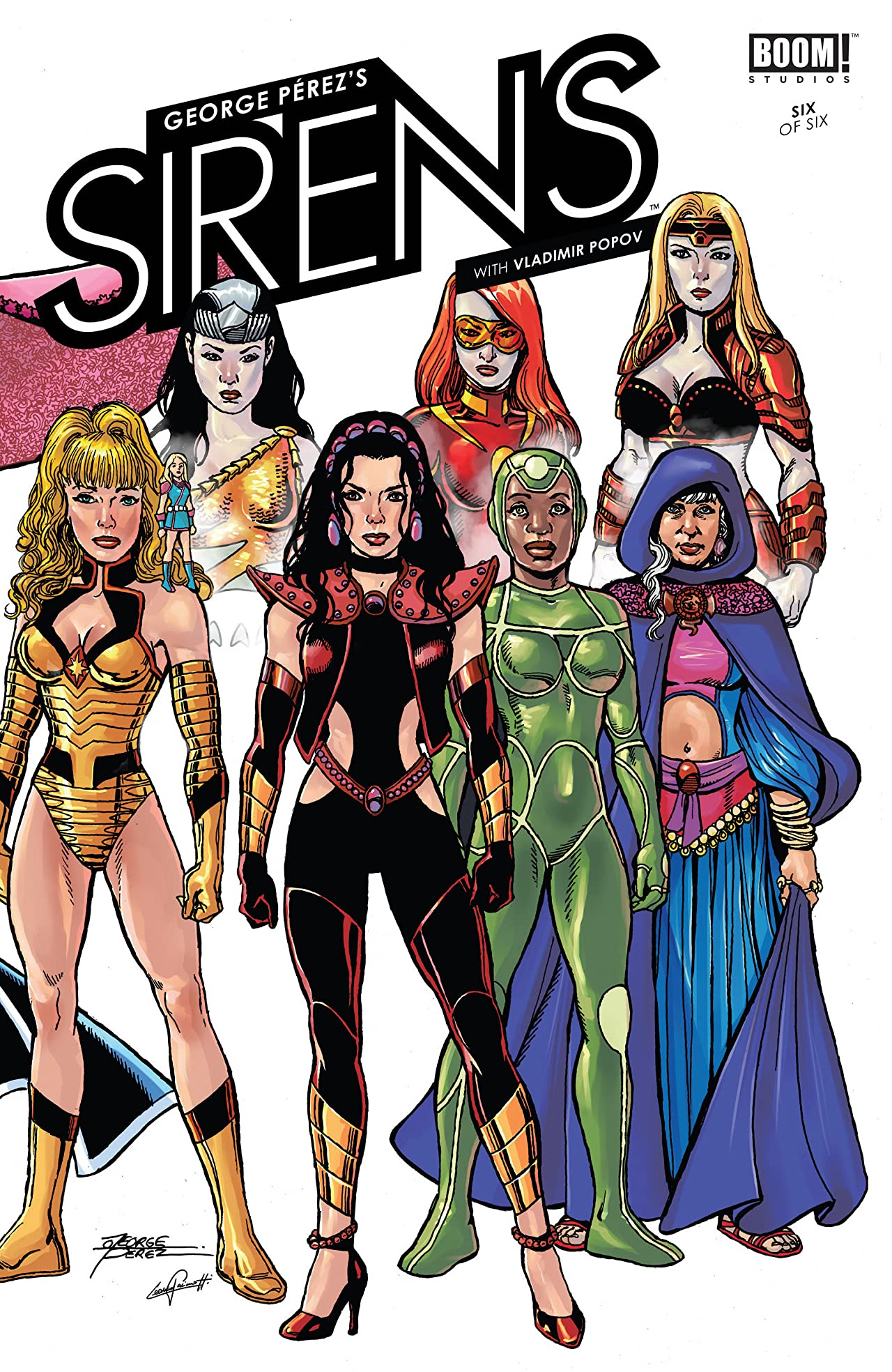 George Pérez's Sirens #6 cover
