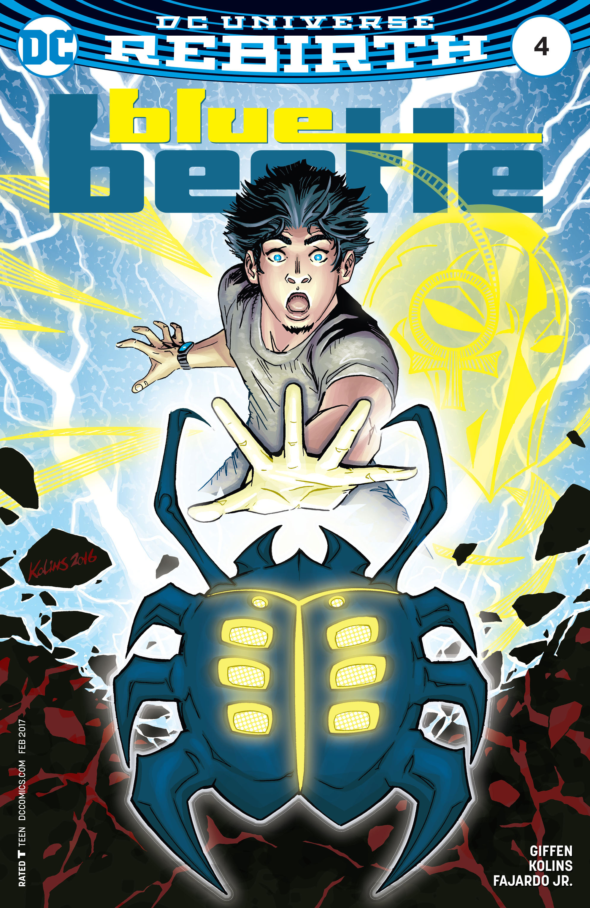 Blue Beetle #4 cover