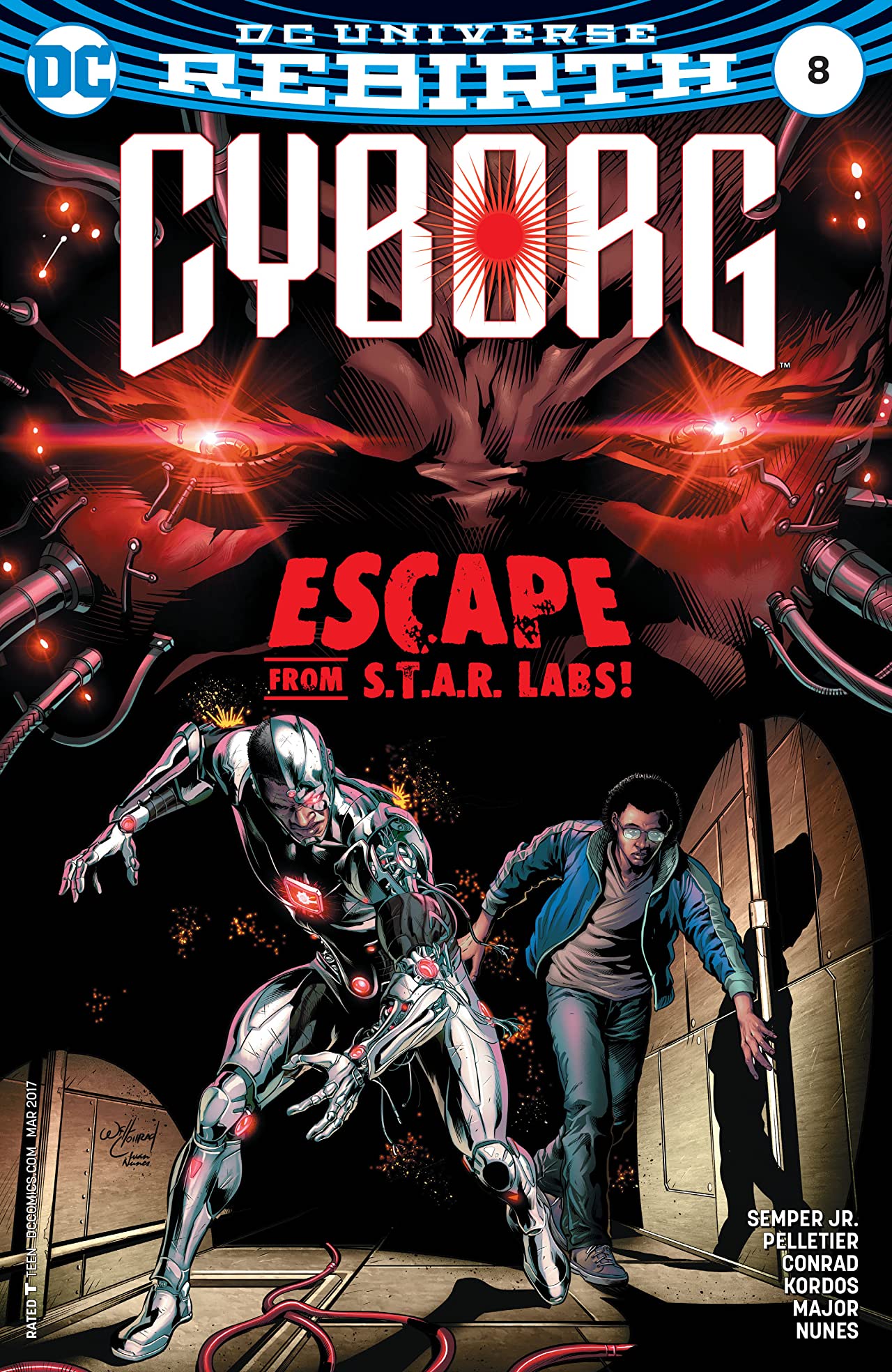 Cyborg #8 cover