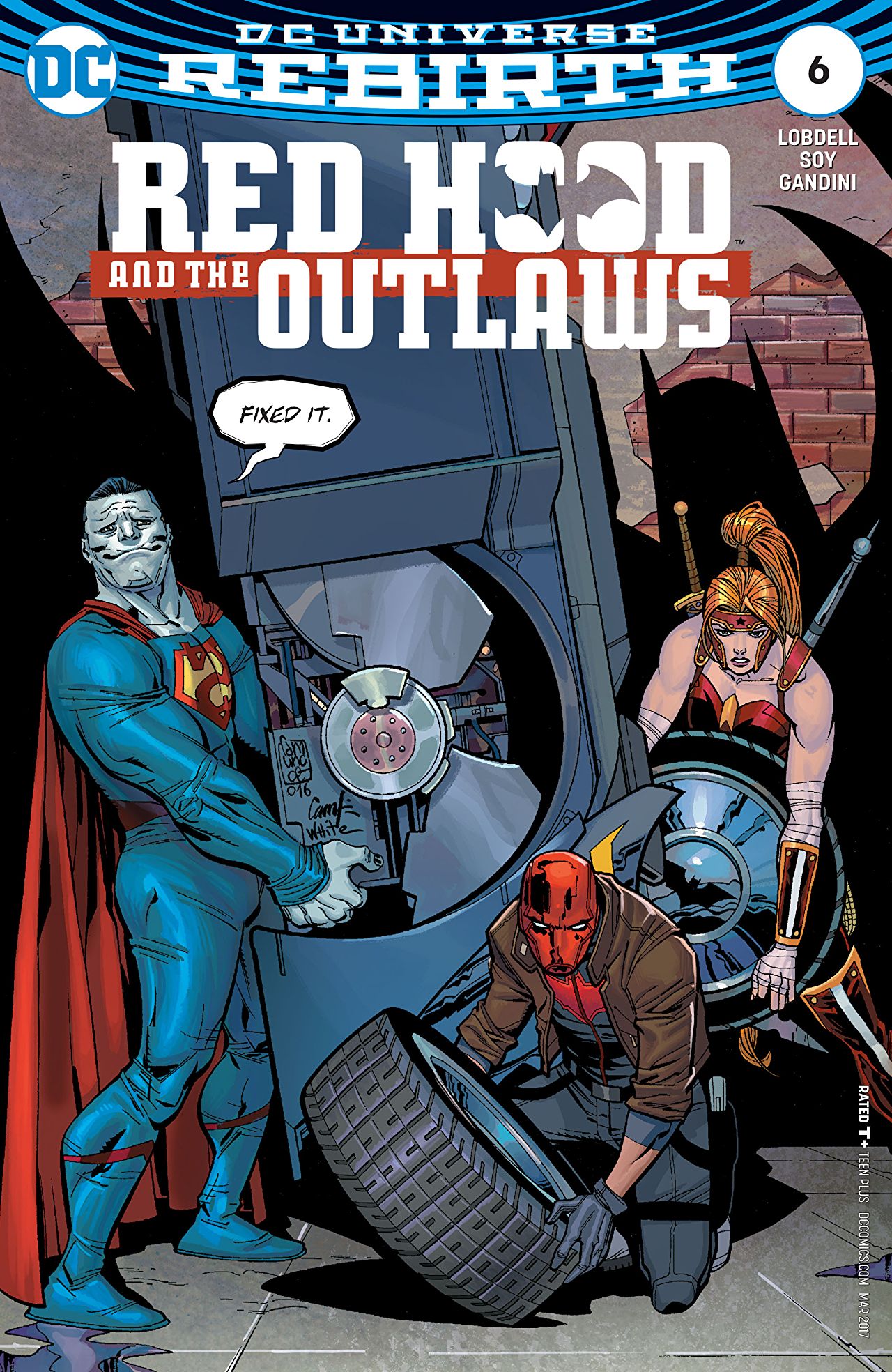 Red Hood and the Outlaws #6 cover