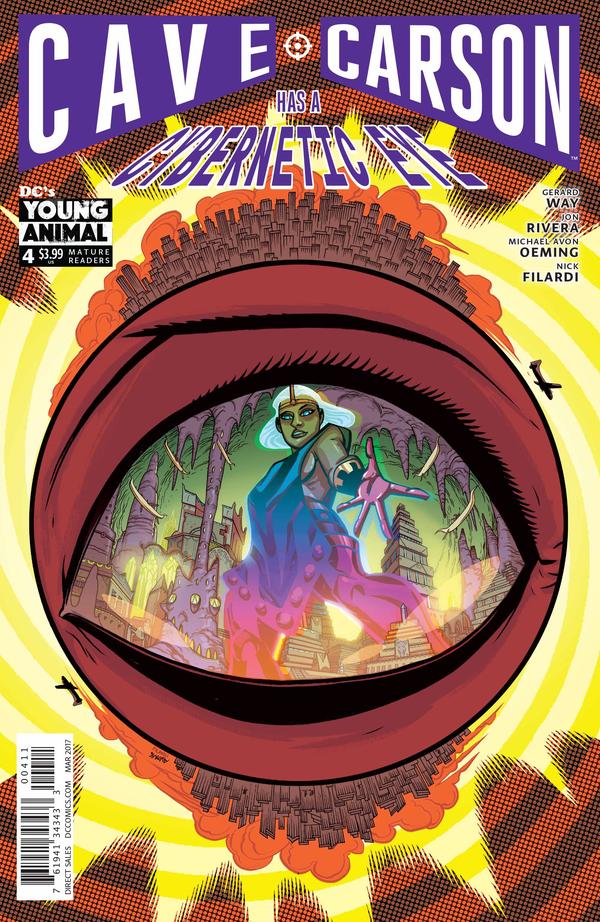 Cave Carson Has a Cybernetic Eye #4 cover