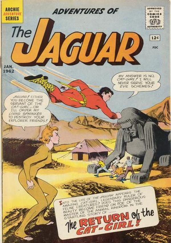 Adventures of the Jaguar #4 cover
