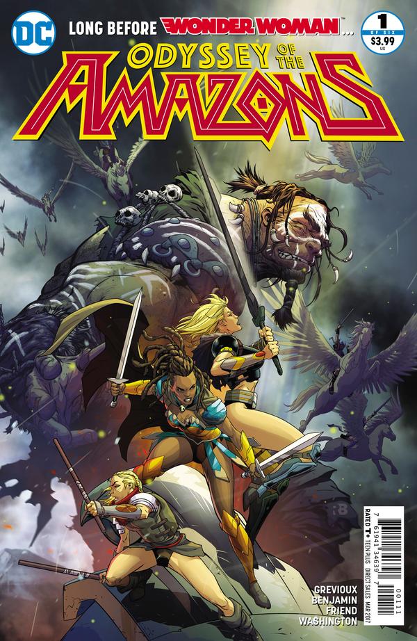 Odyssey of the Amazons #1 cover
