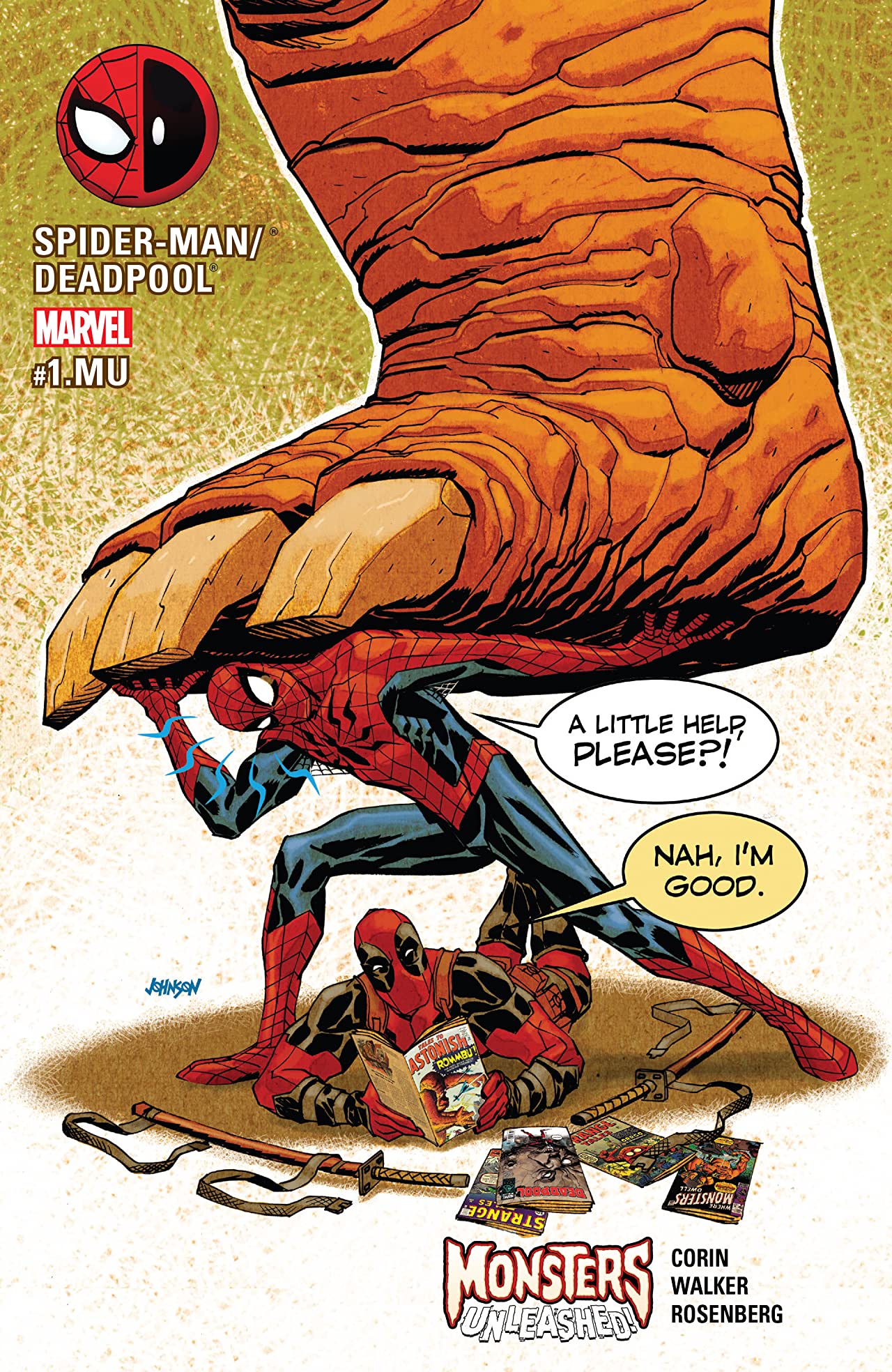 Spider-Man / Deadpool #1.MU cover