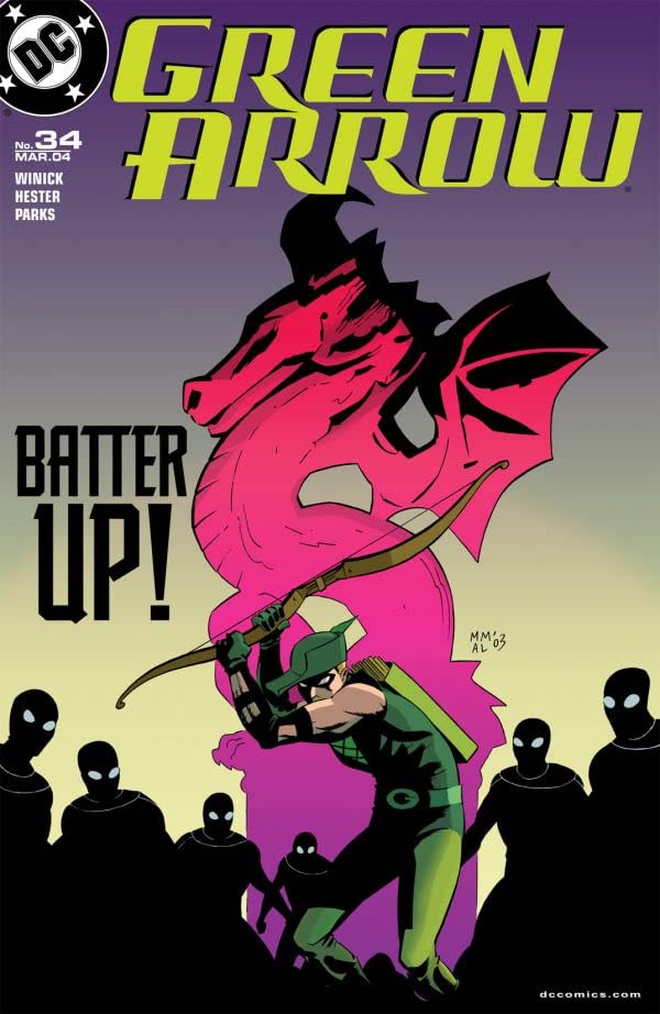 Green Arrow #34 cover