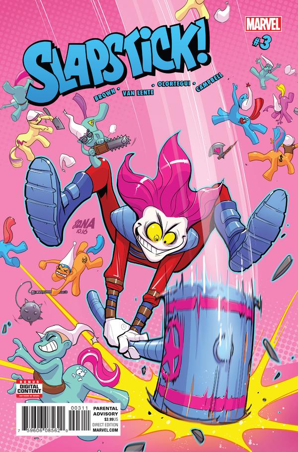 Slapstick #3 cover