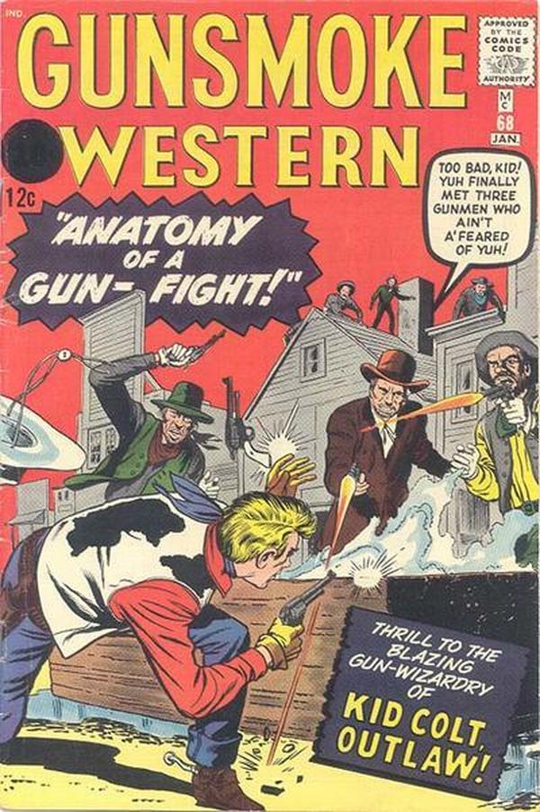 Gunsmoke Western #68 cover