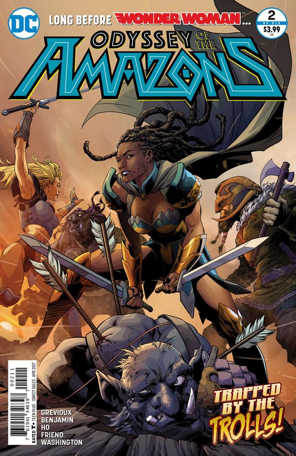 Odyssey of the Amazons #2 cover