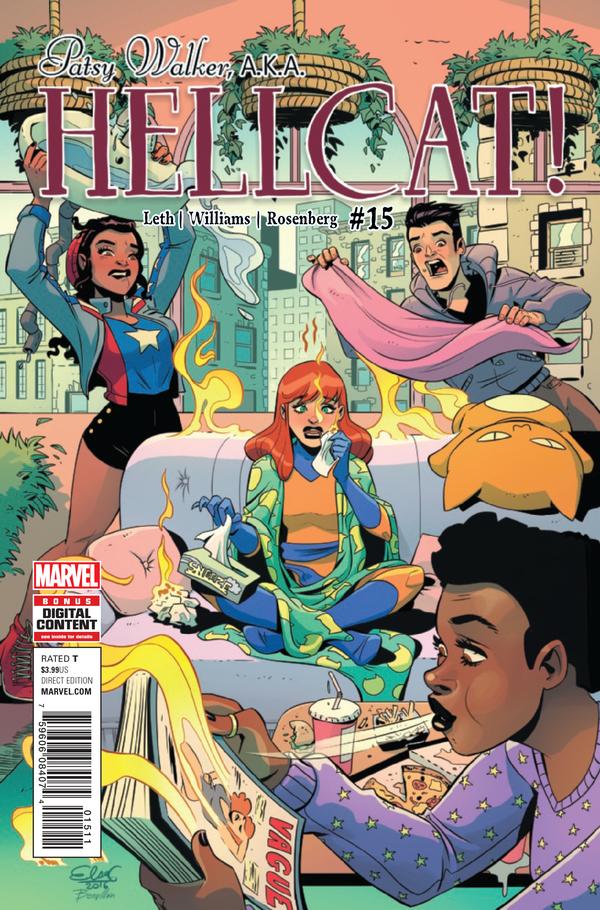 Patsy Walker, A.K.A. Hellcat! #15 cover