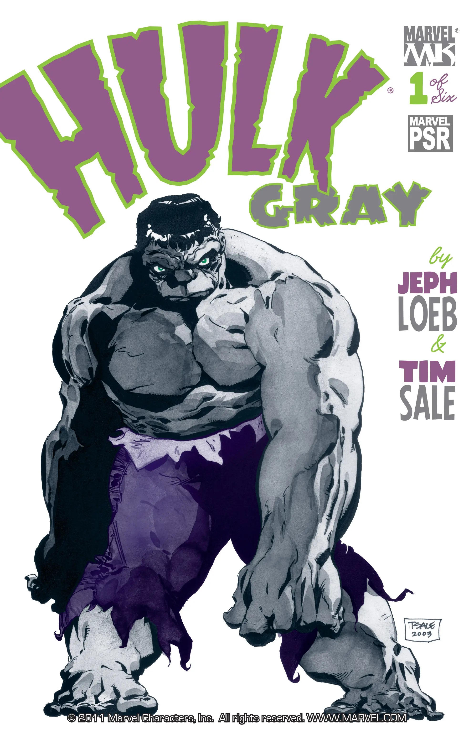 Hulk: Gray #1 cover