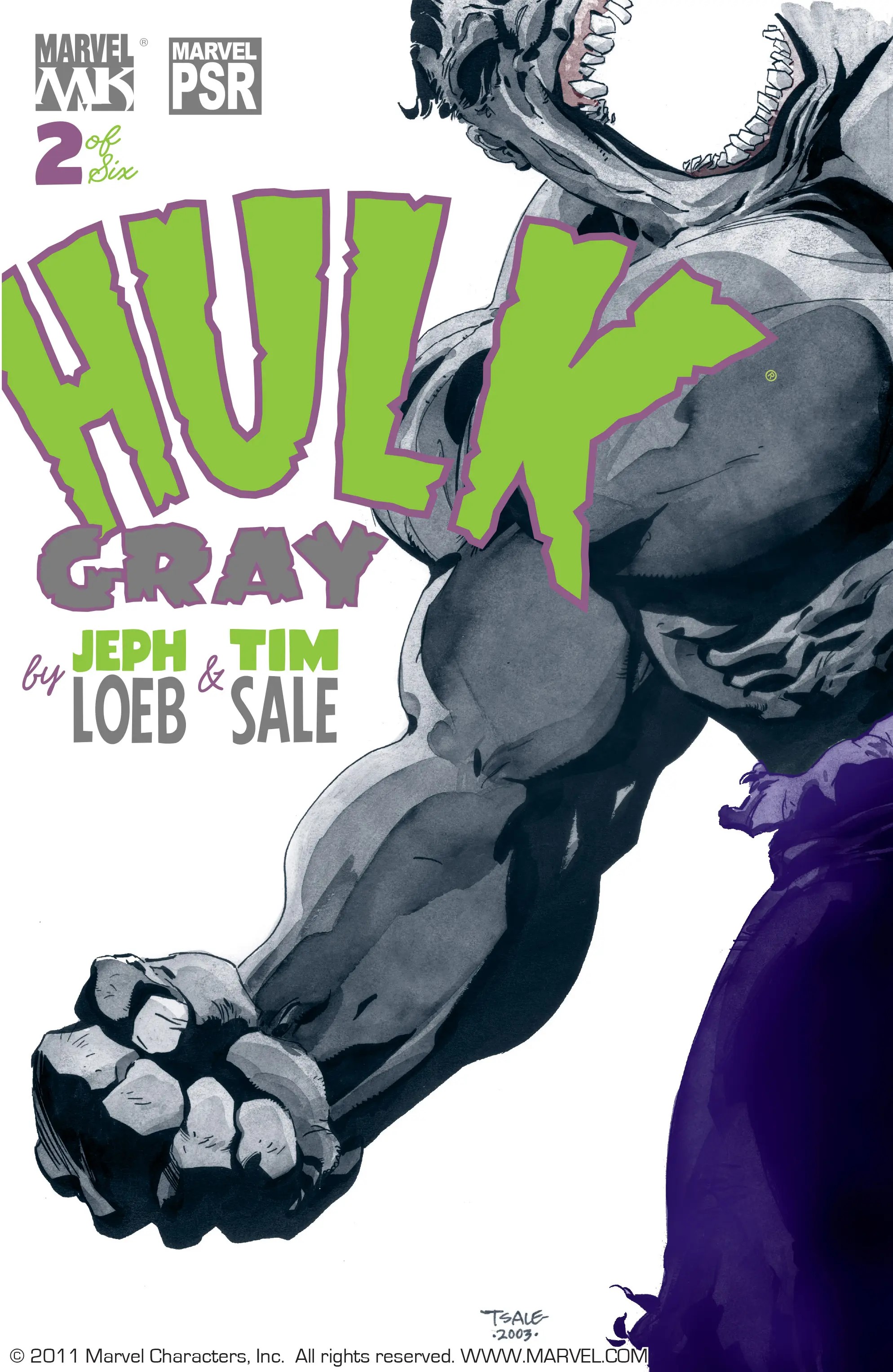 Hulk: Gray #2 cover