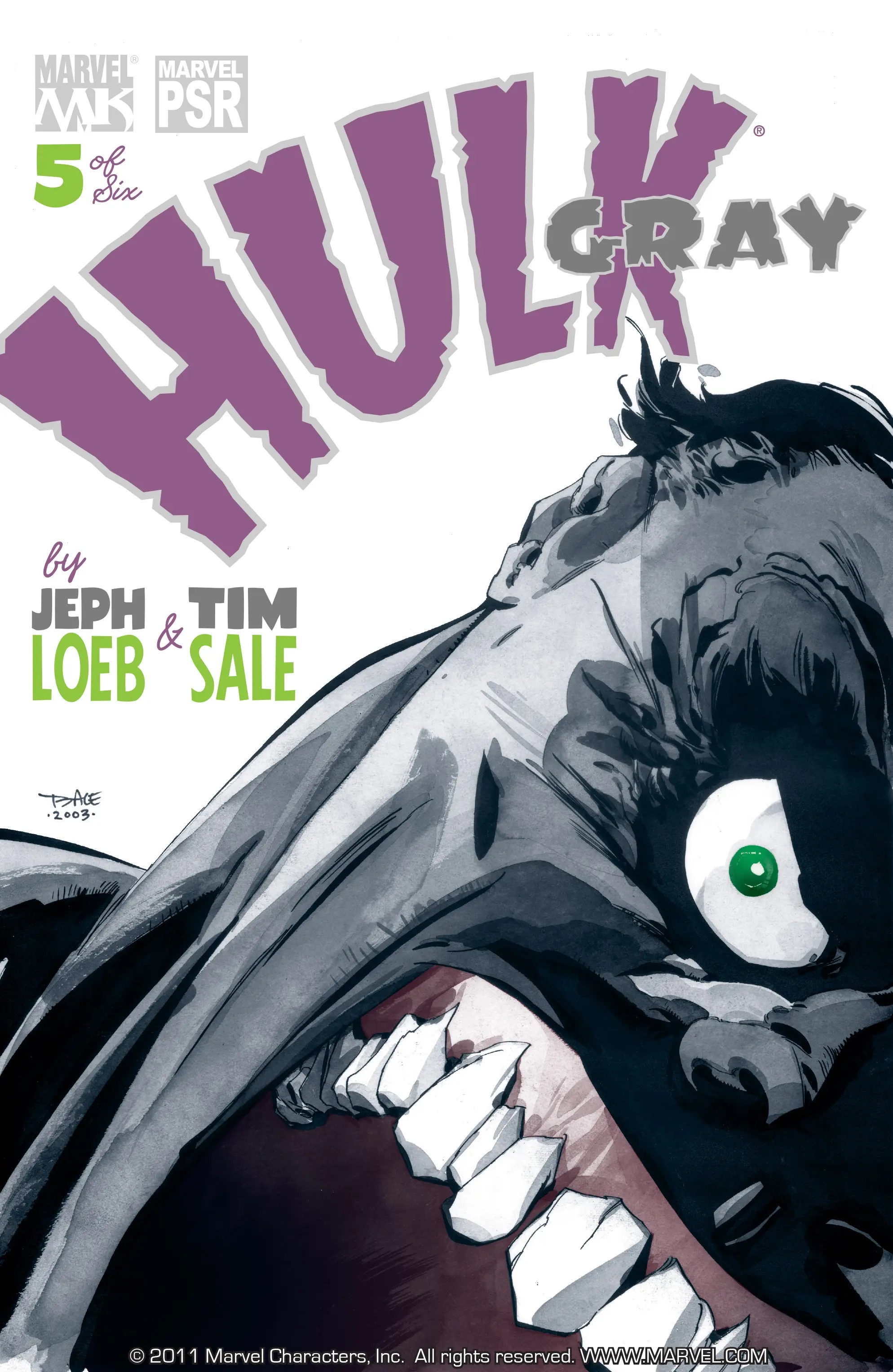 Hulk: Gray #5 cover