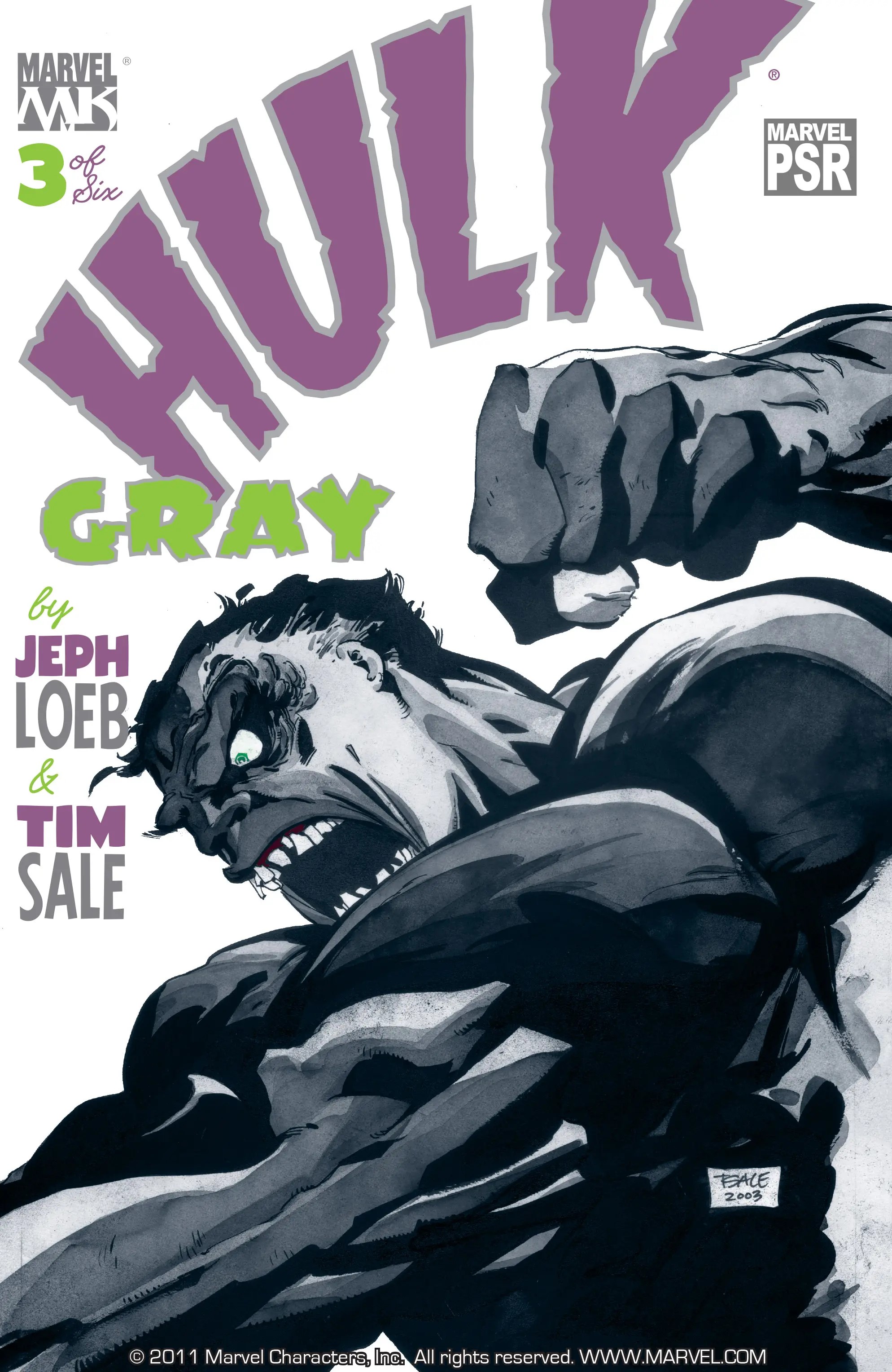 Hulk: Gray #3 cover