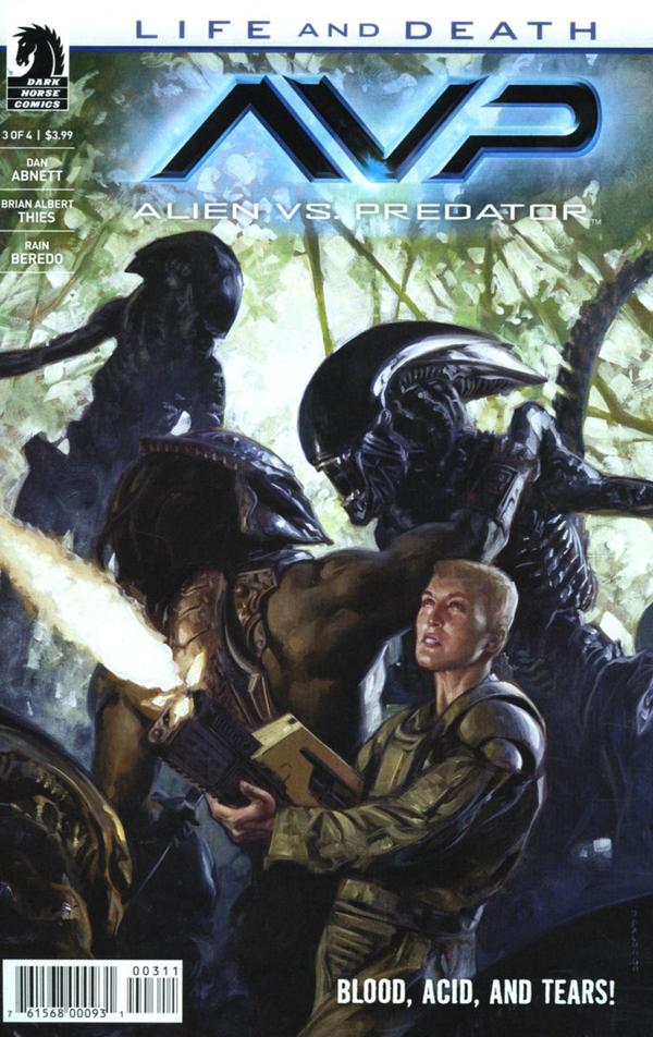 Alien vs. Predator: Life and Death #3 cover