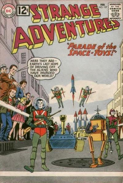 Strange Adventures #137 cover
