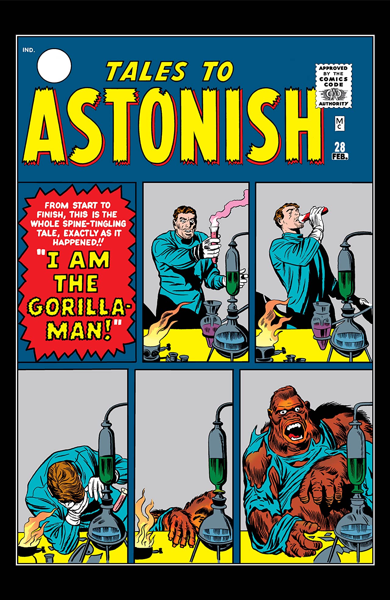 Tales to Astonish #28 cover