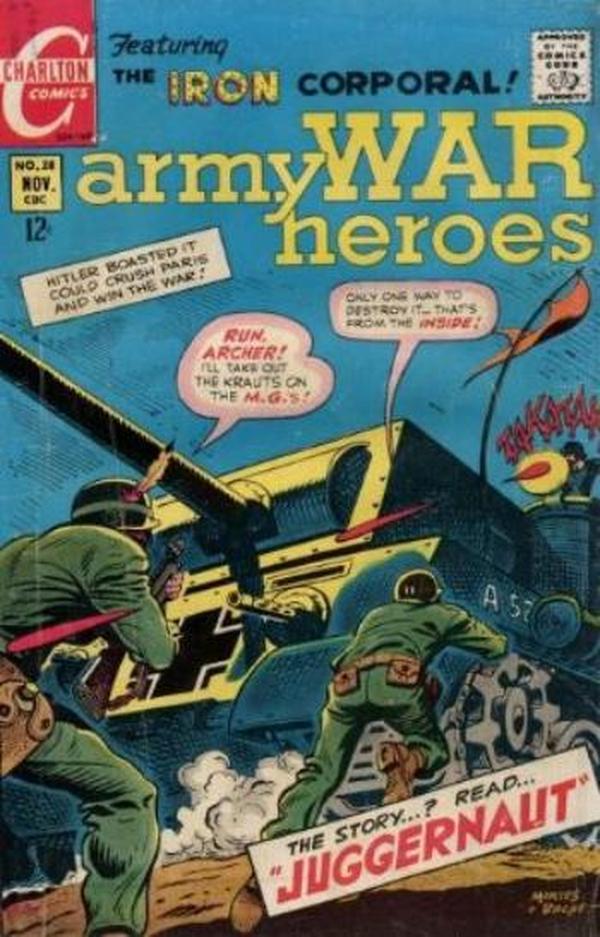 Army War Heroes #28 cover