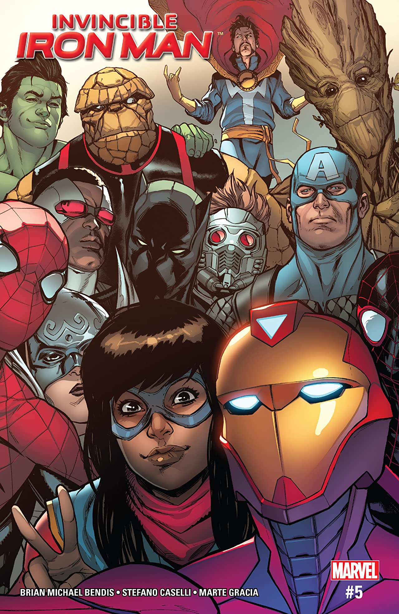 Invincible Iron Man #5 cover