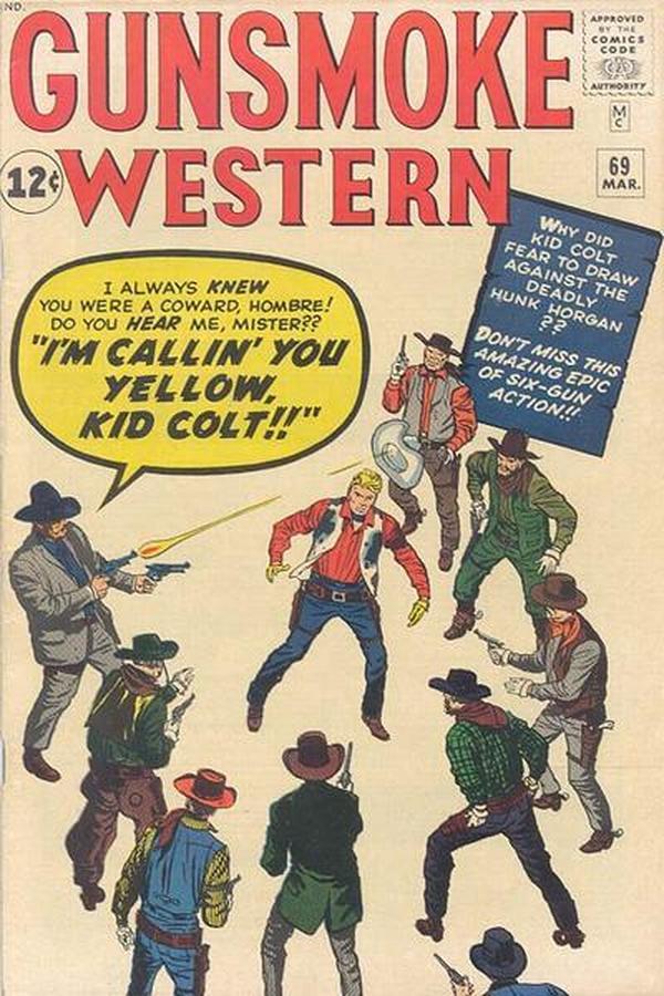 Gunsmoke Western #69 cover