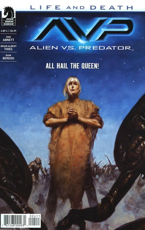 Alien vs. Predator: Life and Death #4 cover