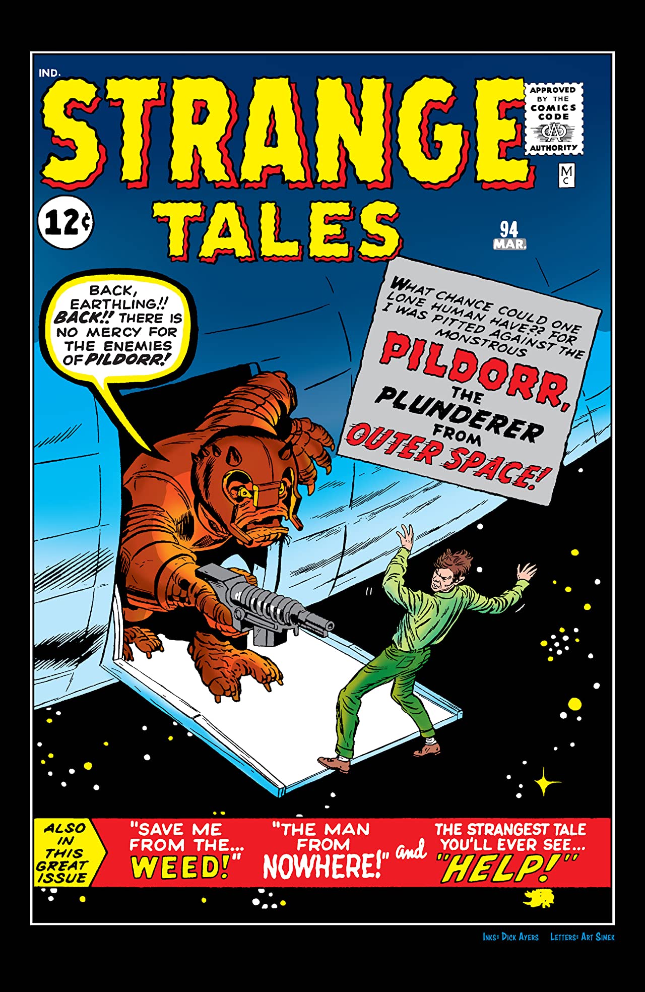 Strange Tales #94 cover