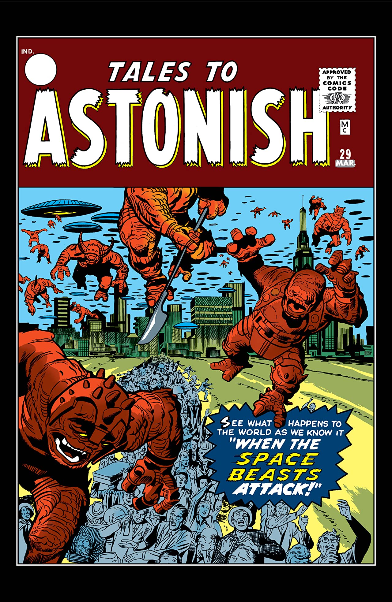 Tales to Astonish #29 cover