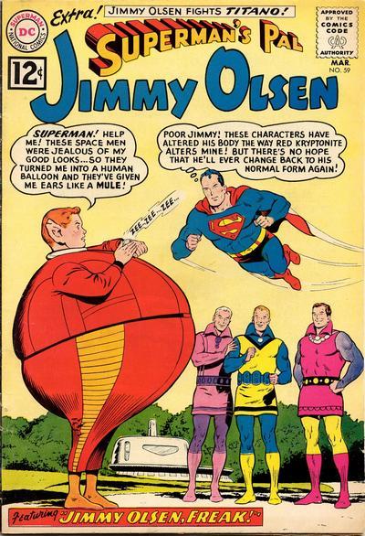 Superman's Pal, Jimmy Olsen #59 cover