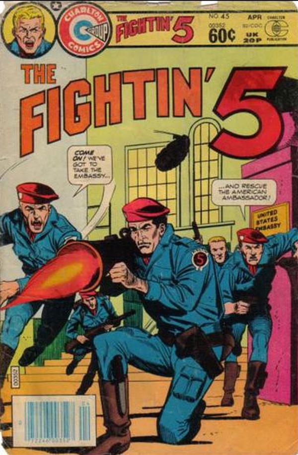 Fightin' Five #45 cover