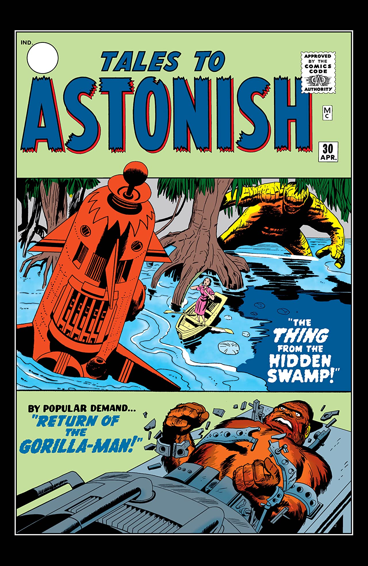 Tales to Astonish #30 cover
