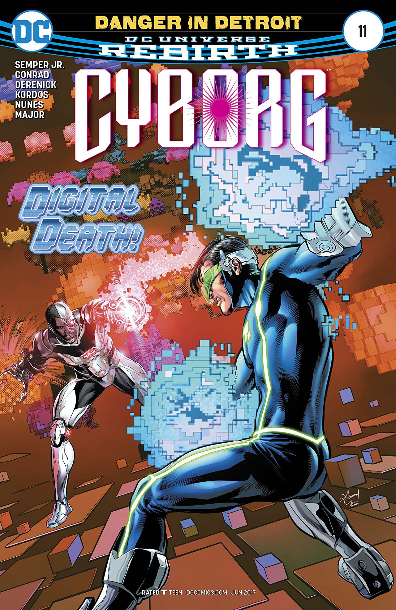 Cyborg #11 cover