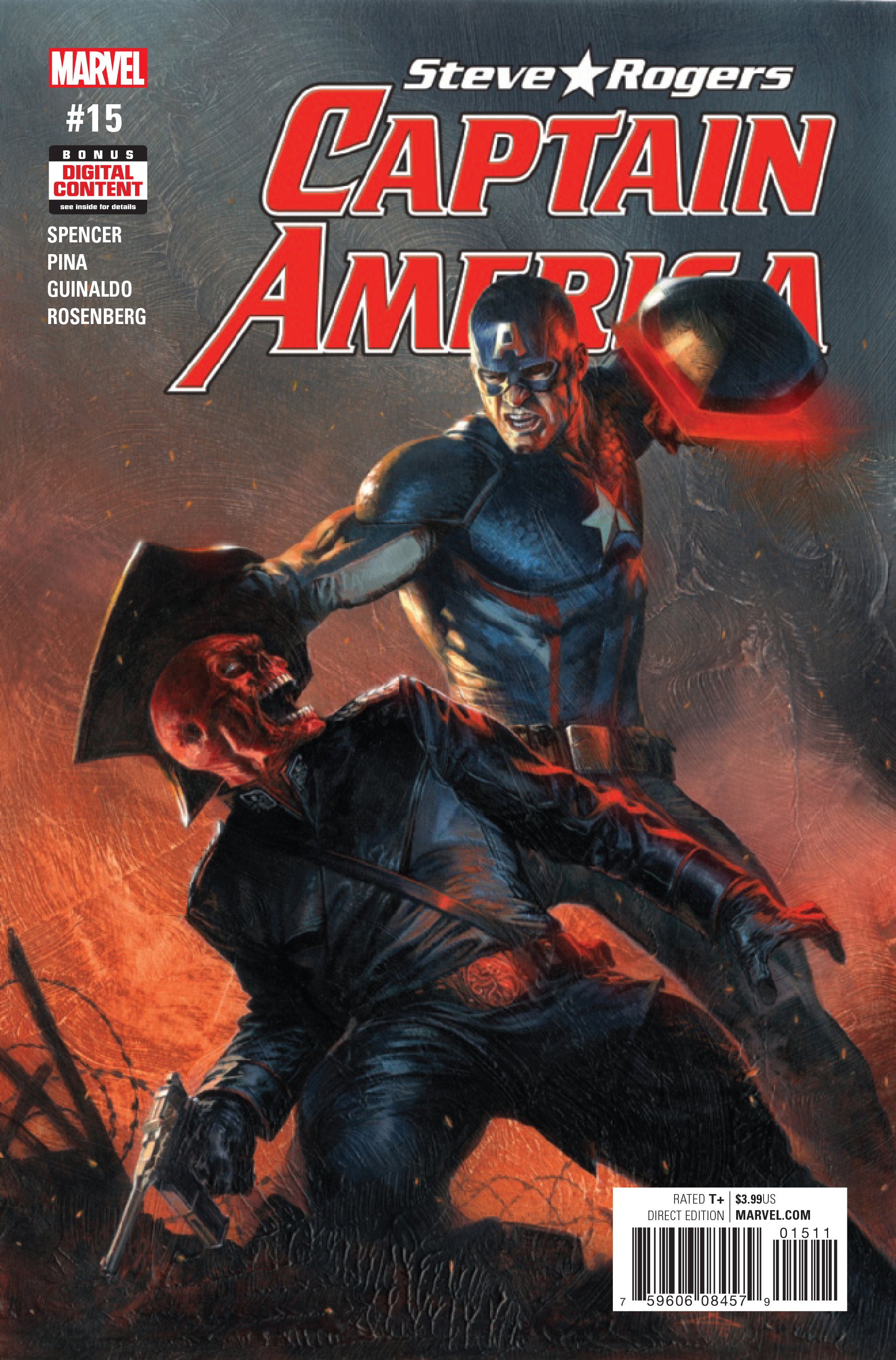 Captain America: Steve Rogers #15 cover
