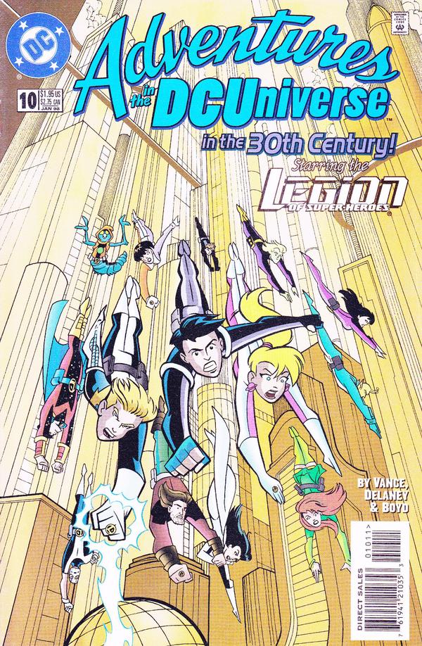 Adventures in the DC Universe #10 cover