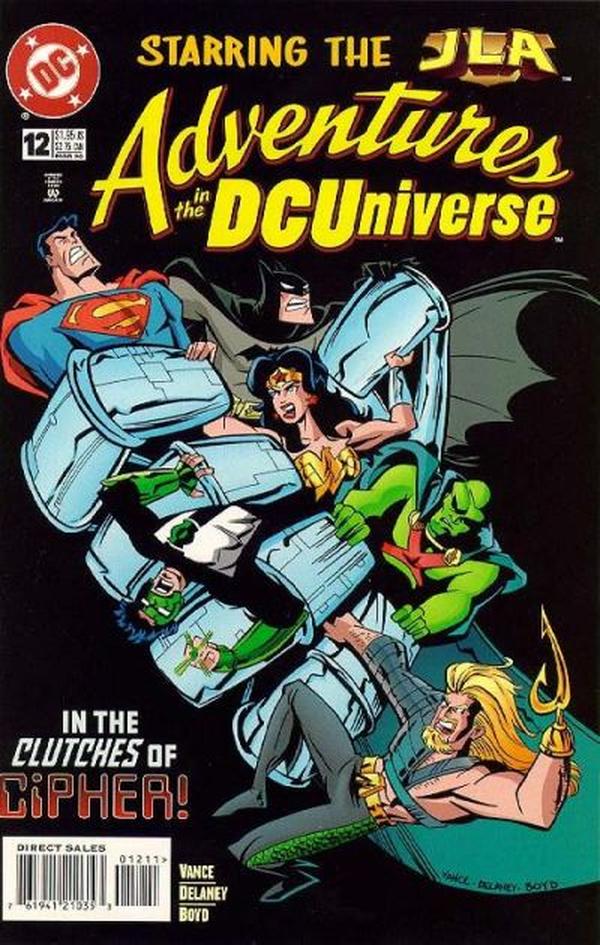 Adventures in the DC Universe #12 cover