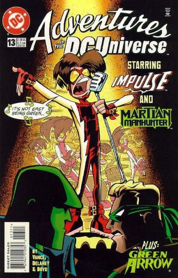 Adventures in the DC Universe #13 cover