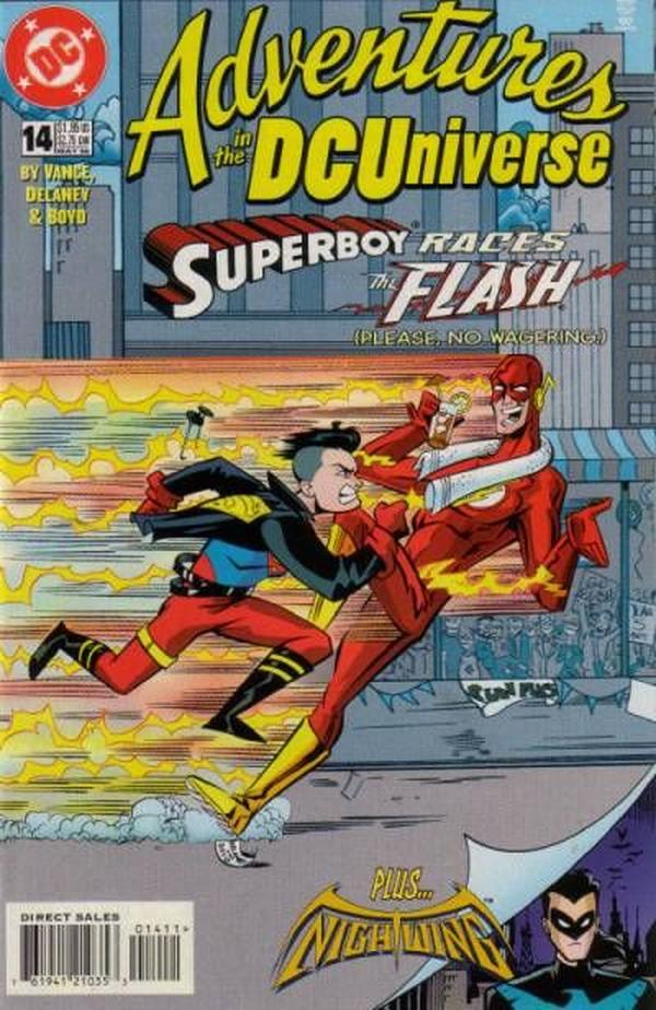 Adventures in the DC Universe #14 cover