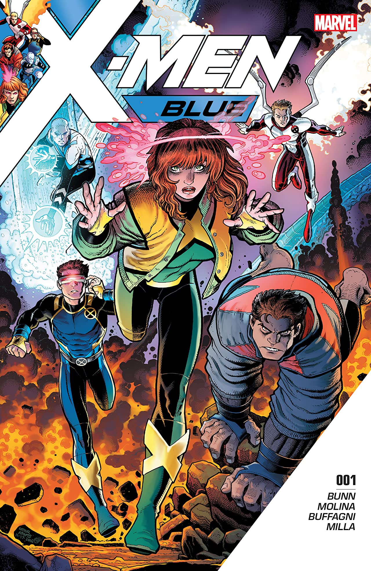 X-Men: Blue #1 cover