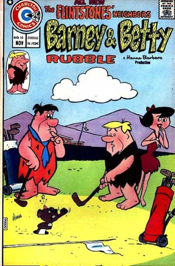 Barney and Betty Rubble #10 cover
