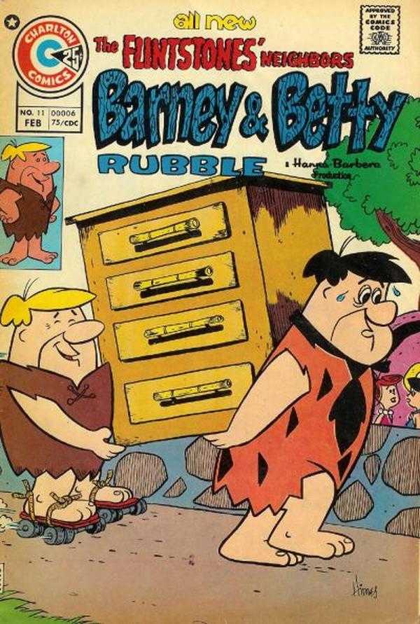 Barney and Betty Rubble #11 cover