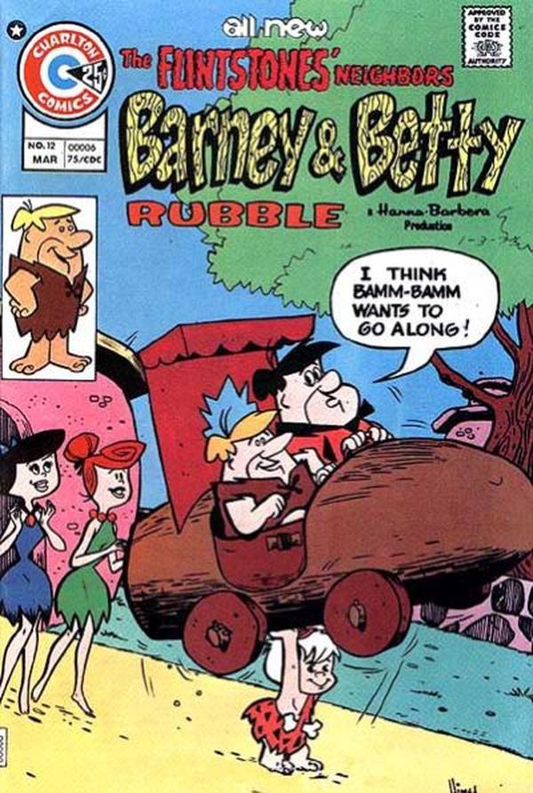 Barney and Betty Rubble #12 cover
