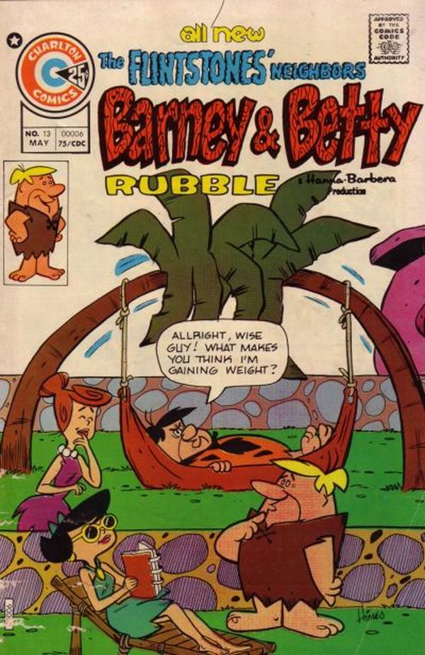 Barney and Betty Rubble #13 cover