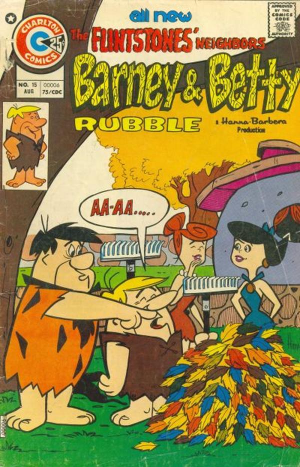 Barney and Betty Rubble #15 cover