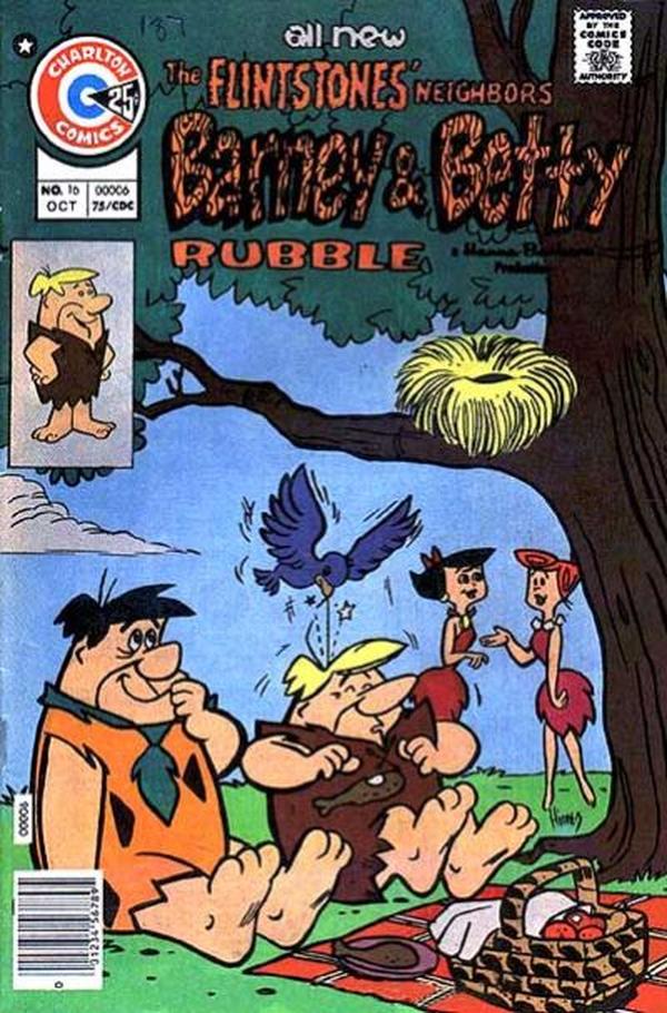 Barney and Betty Rubble #16 cover