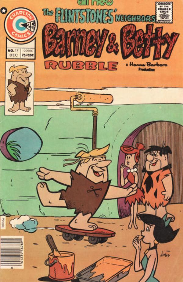 Barney and Betty Rubble #17 cover