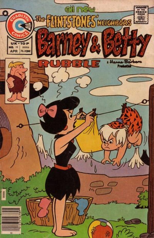 Barney and Betty Rubble #19 cover
