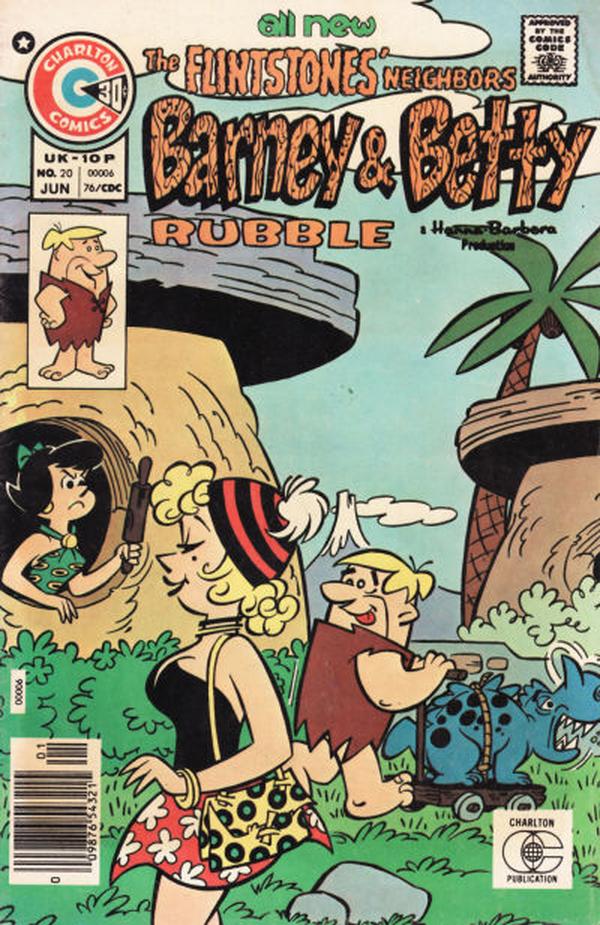 Barney and Betty Rubble #20 cover