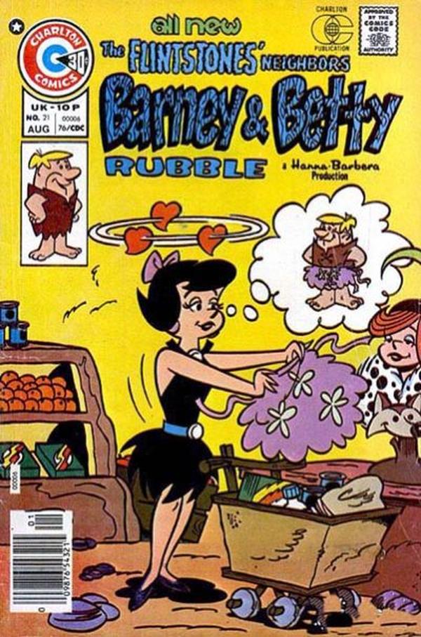 Barney and Betty Rubble #21 cover