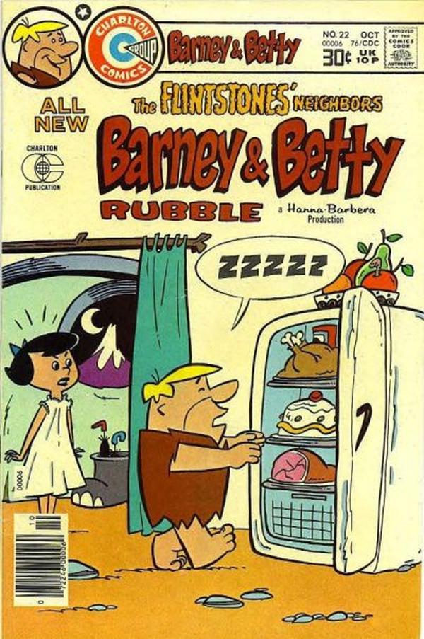 Barney and Betty Rubble #22 cover