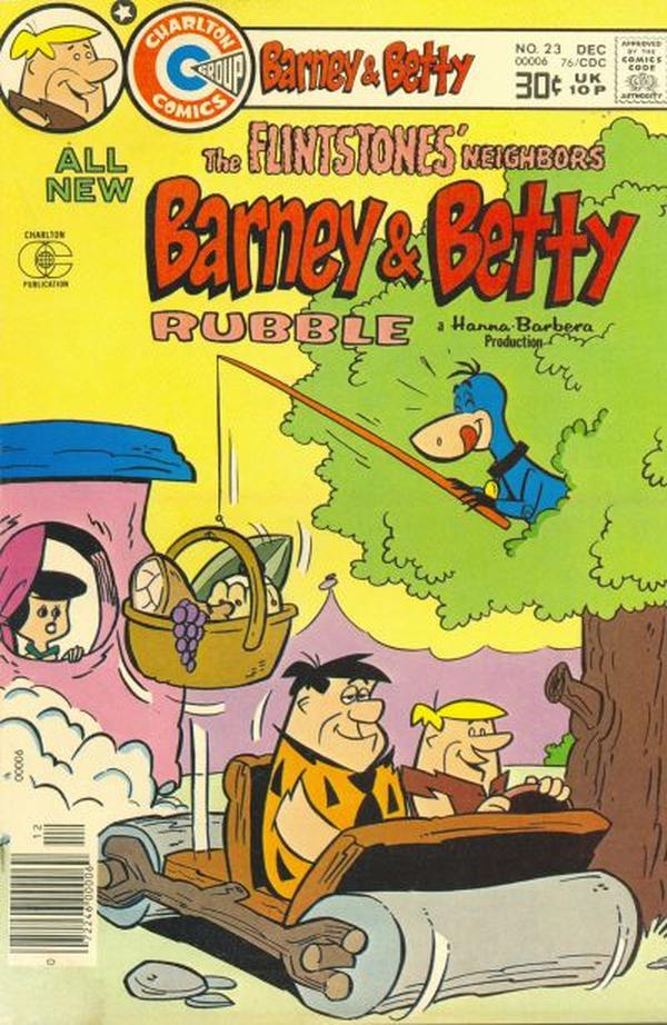 Barney and Betty Rubble #23 cover